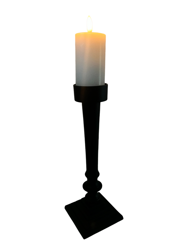 Candle lamp | Matte Black Finish – Elegance and Simplicity