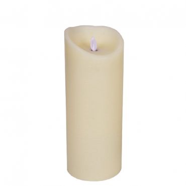 BOUGIE LED FLAMME VASCILLANTE  EN CIRE A PILE