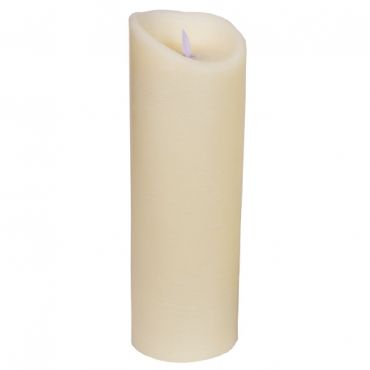 BOUGIE LED FLAMME VASCILLANTE EN CIRE A PILE