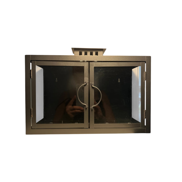 Lanterne d’Extérieur en Métal Noir Mat | Élégante et Polyvalente