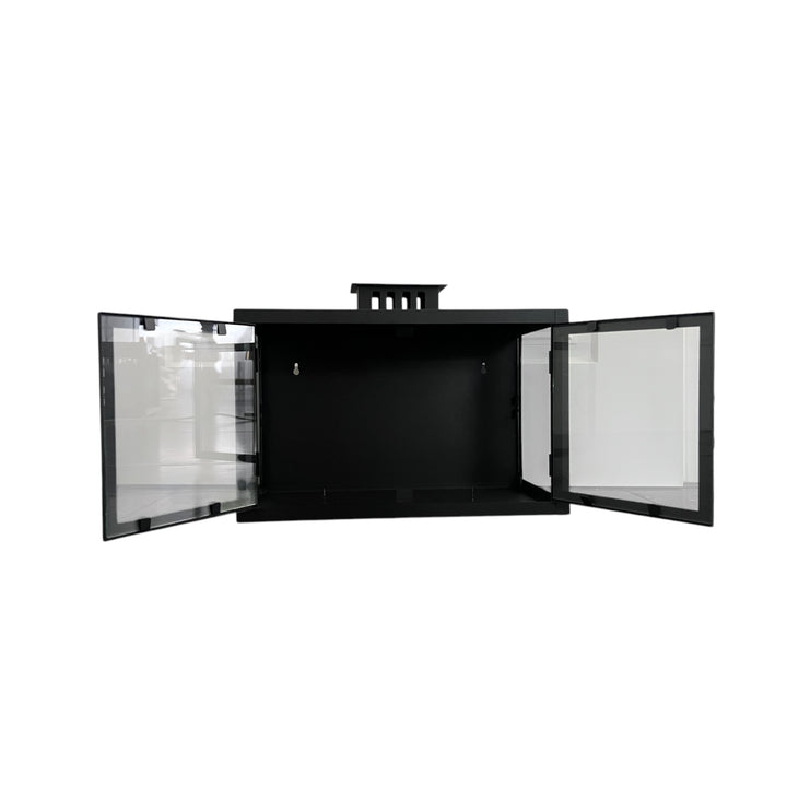 Lanterne d’Extérieur en Métal Noir Mat | Élégante et Polyvalente