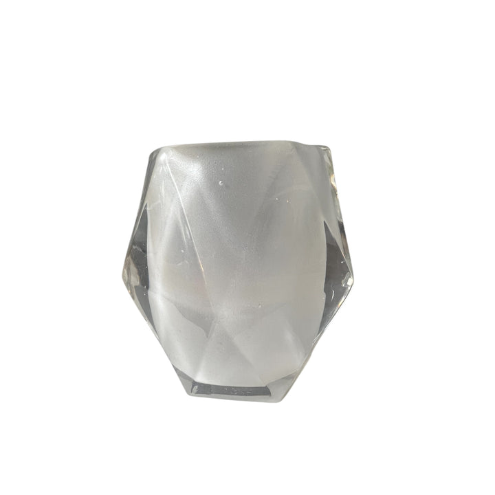 Photophore en Verre Opaque  Diamond forme