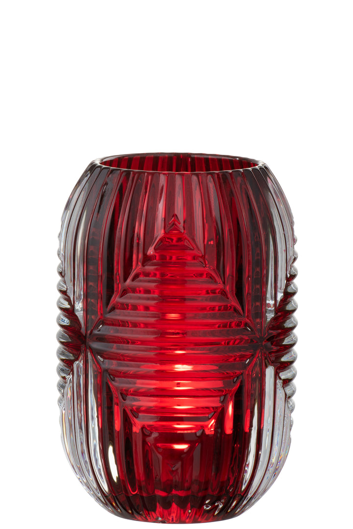 GATSBY | ART DECO  GLAZEN KANDELAAR