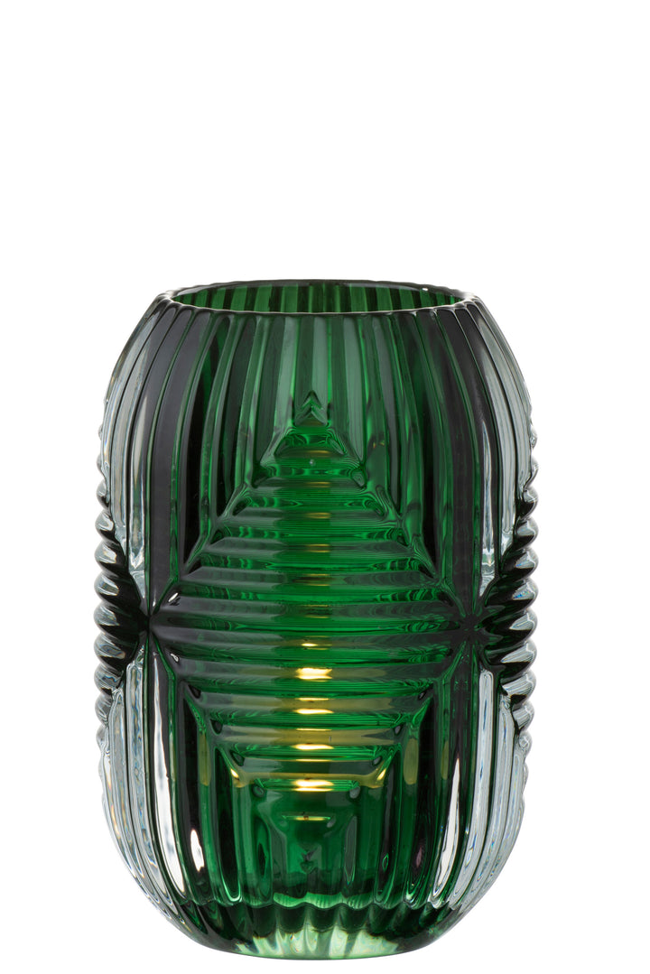 GATSBY | ART DECO  GLAZEN KANDELAAR