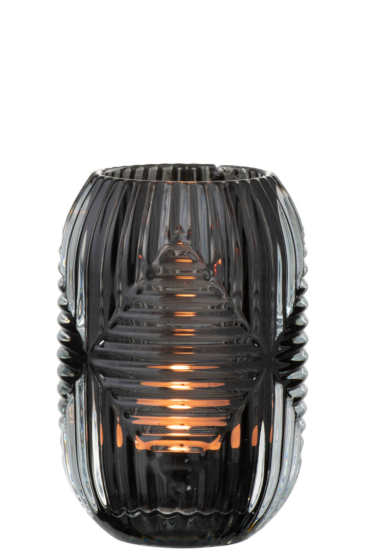 GATSBY | ART DECO  GLAZEN KANDELAAR