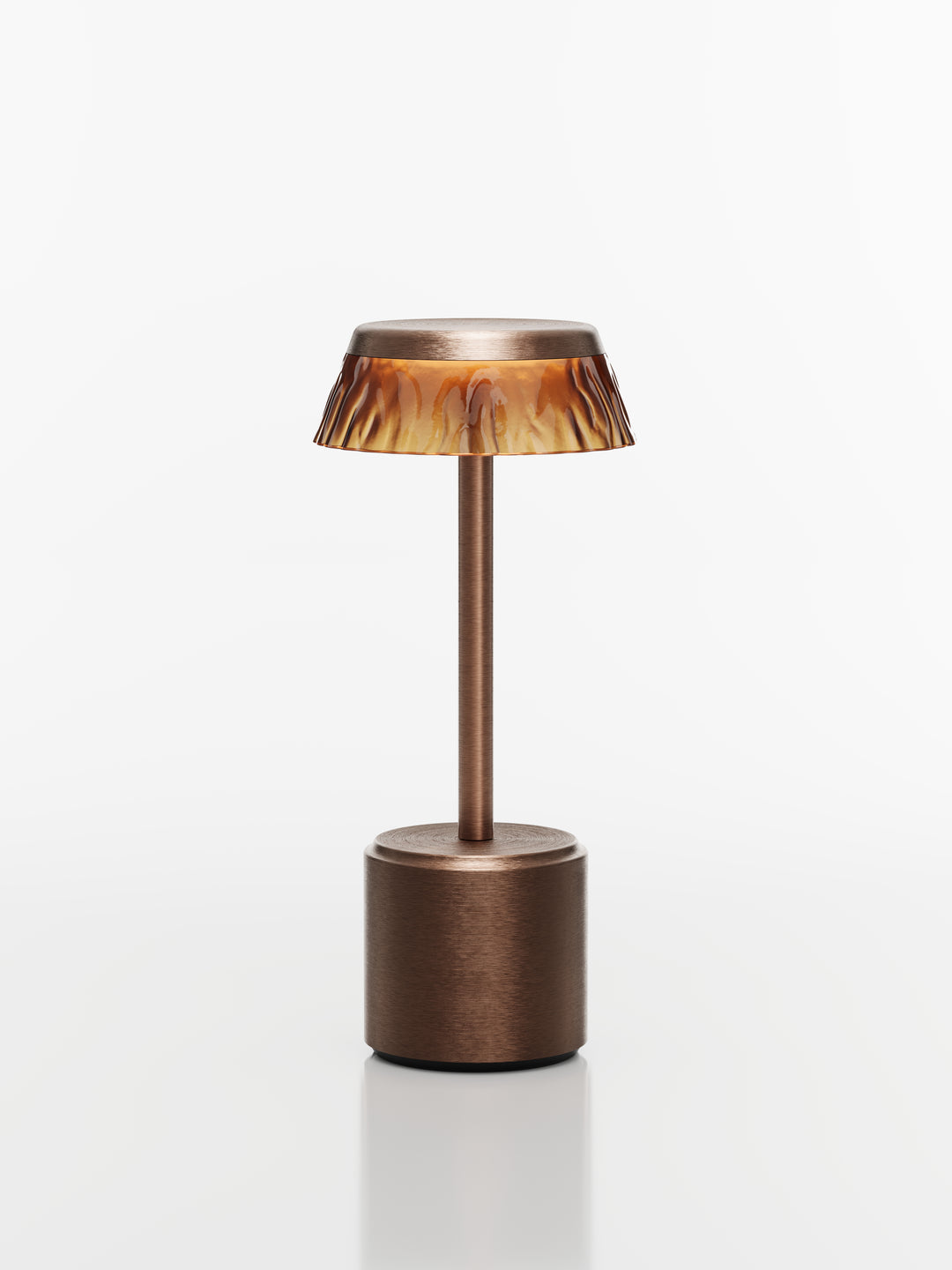 lampe avce abat jour bronze rechargeable par imagilights