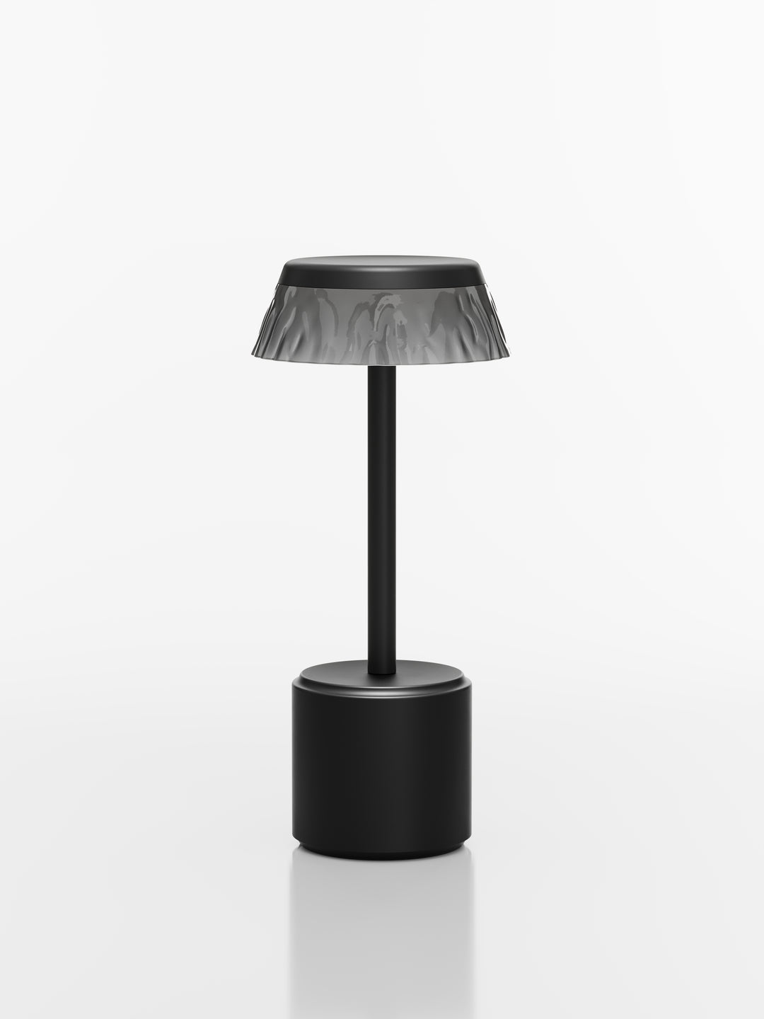 lampe apollo tall abat-jour noir rechargeables pour horeca