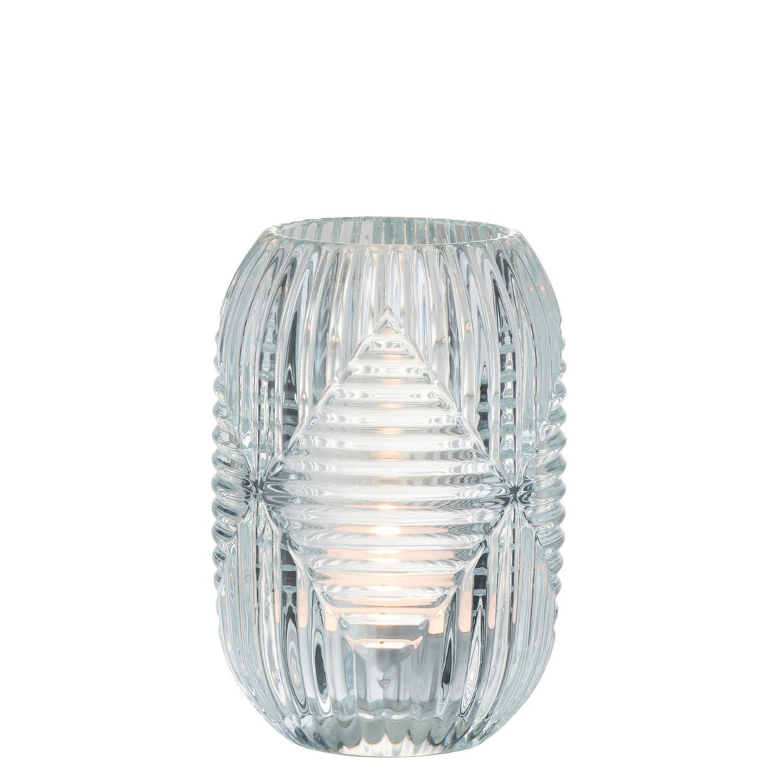 ART DECO PHOTOPHORE VERRE TRANSPARENT