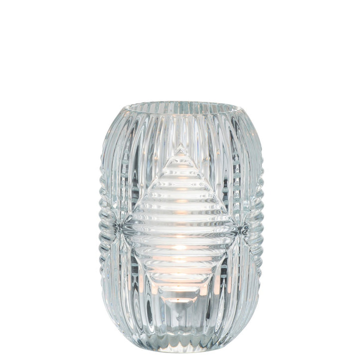 ART DECO PHOTOPHORE VERRE TRANSPARENT