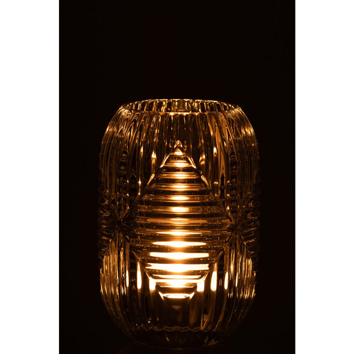 ART DECO PHOTOPHORE VERRE TRANSPARENT HORECA