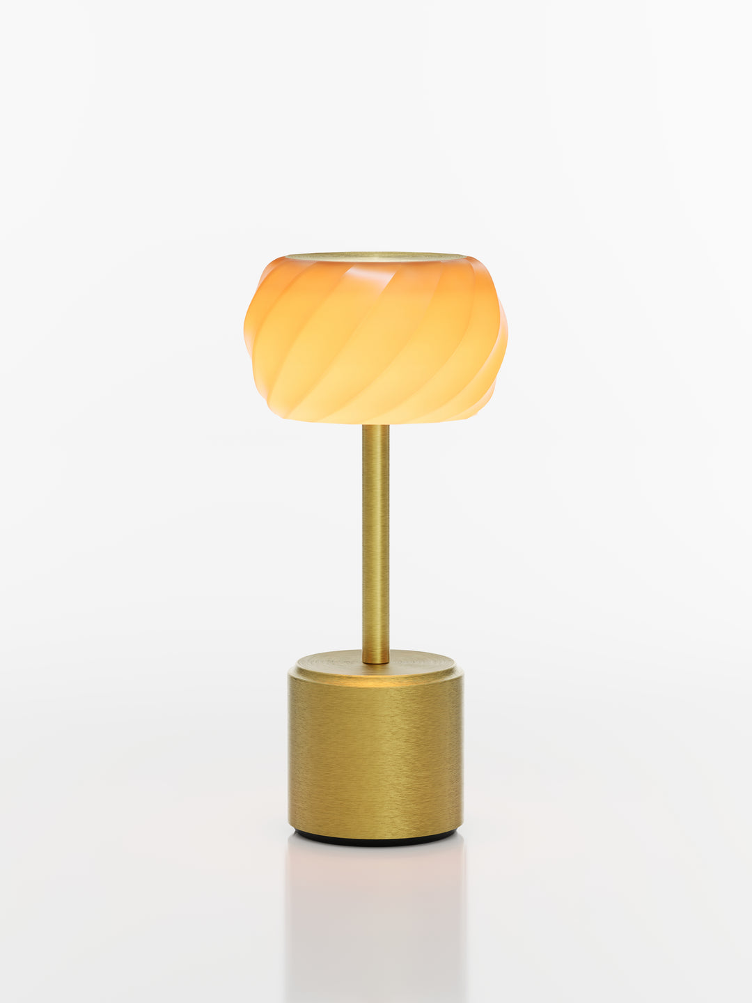 astra tall gold with gold lampshade cordless lamps