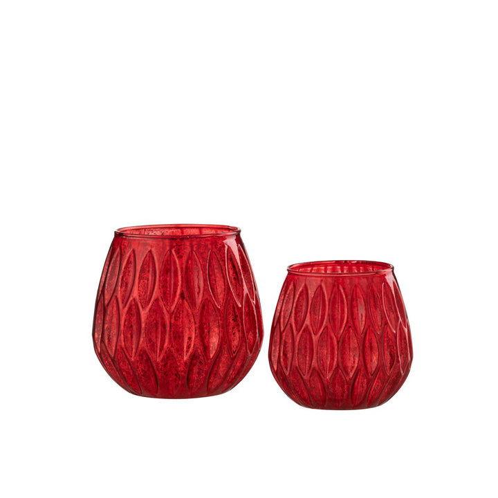 BOUGEOIRS VERRE ROUGE J-LINE
