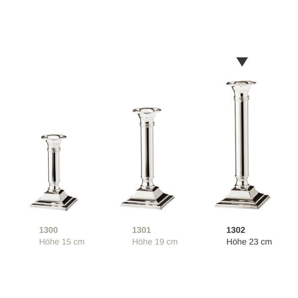 Bougeoir Argenté Anti-Ternissement 2