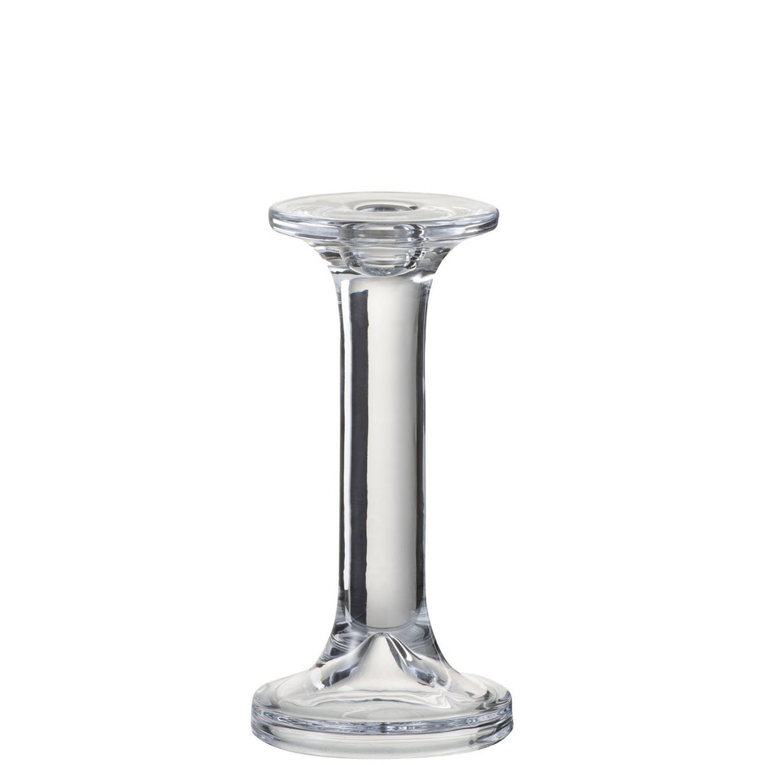 Bougeoir en Verre Transparent – Chic Intemporel