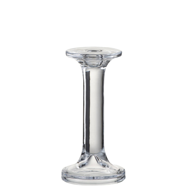 Bougeoir en Verre Transparent – Chic Intemporel