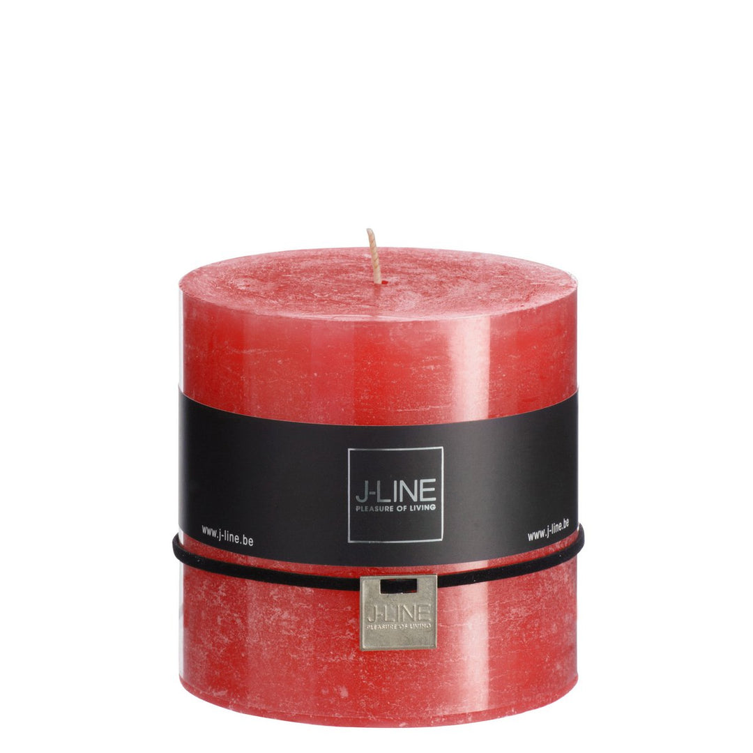 Bougie Cylindrique Rouge XL - 64h