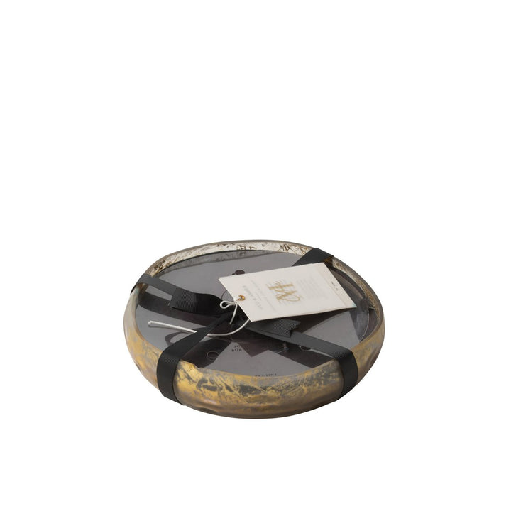 Bougie Parfumée M-Chic - Verre Or/Noir -Taille moyenne 20 heures