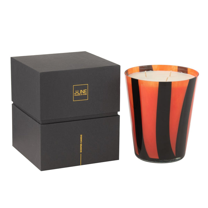Bougie Parfumée Noa Lignes Orange Large - 95h