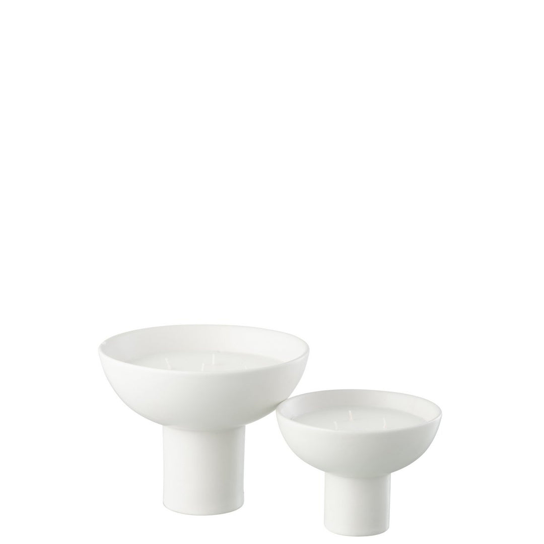 Bougie Parfumee Ceramique Tasse Blanc Large 12h