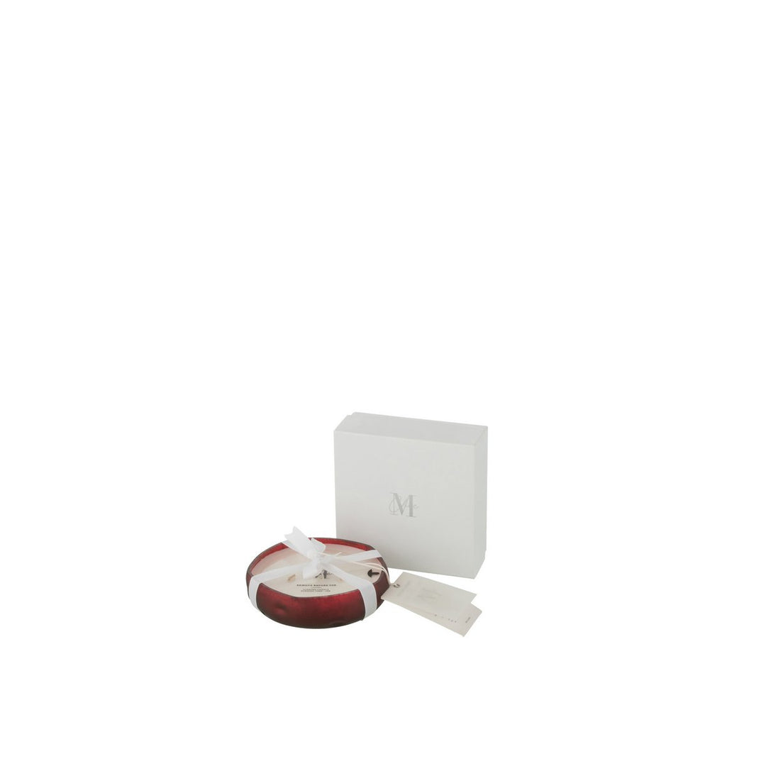 Bougie Senteur M-Chic -Verre Rouge - Petite -15h