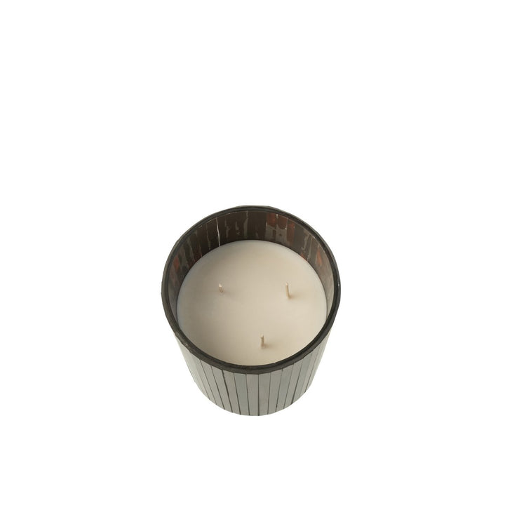 Bougie Senteur Noa -Woody Aurora -Marron Medium  t