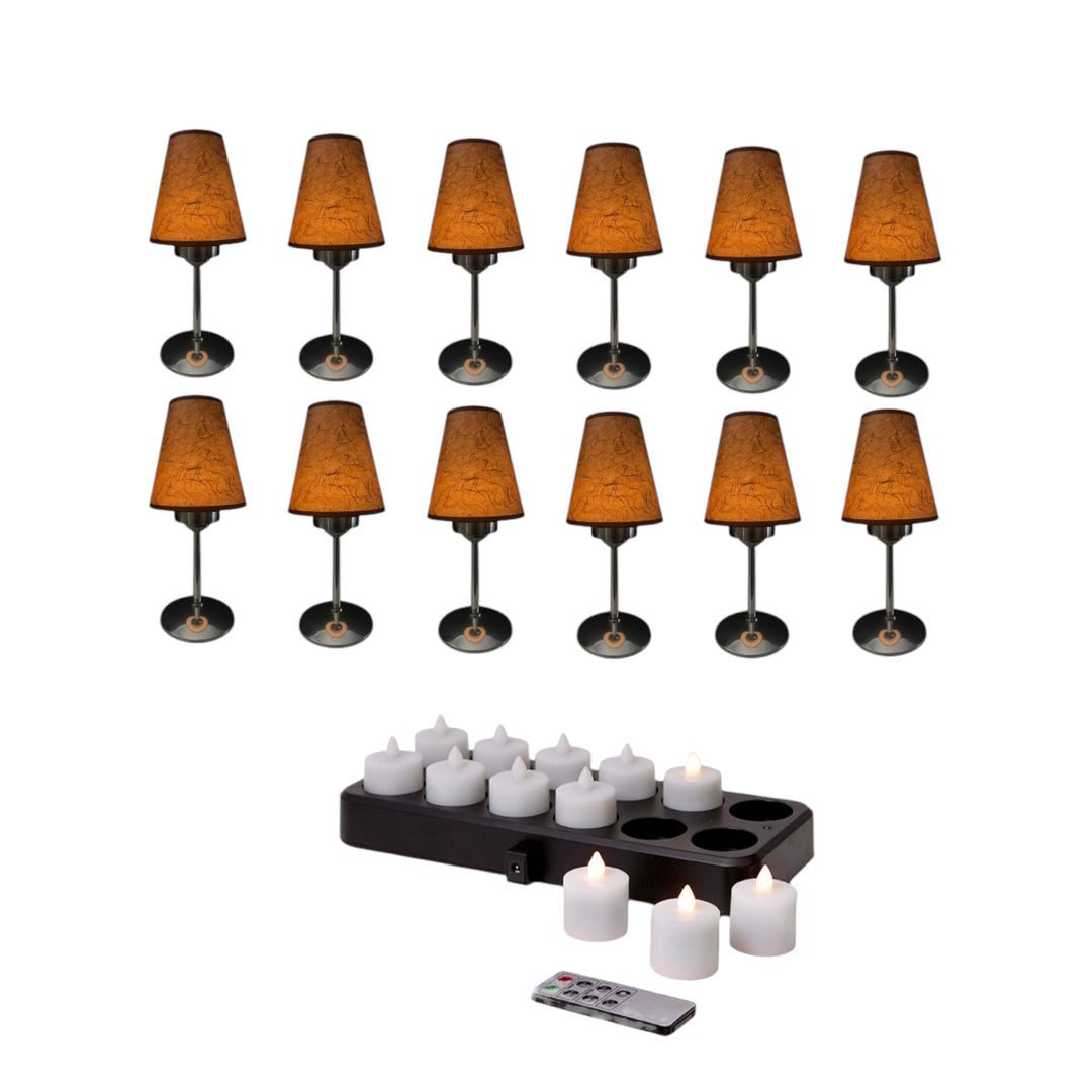 CANDLES LED TABLE LAMP FOR HOSPITALITY AND HOME USE