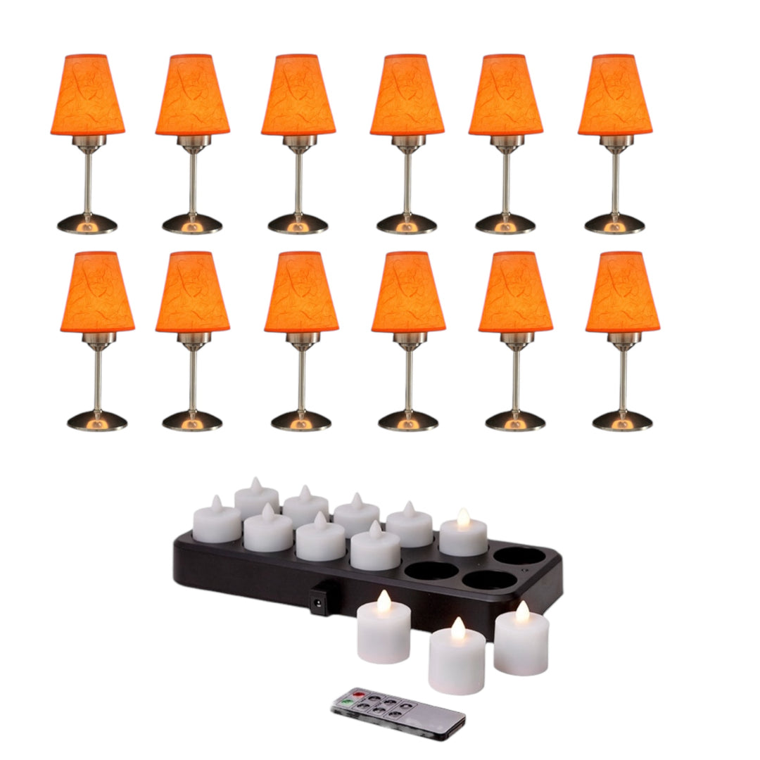 CANDLE LED LAMPWITH LAMPSHADE