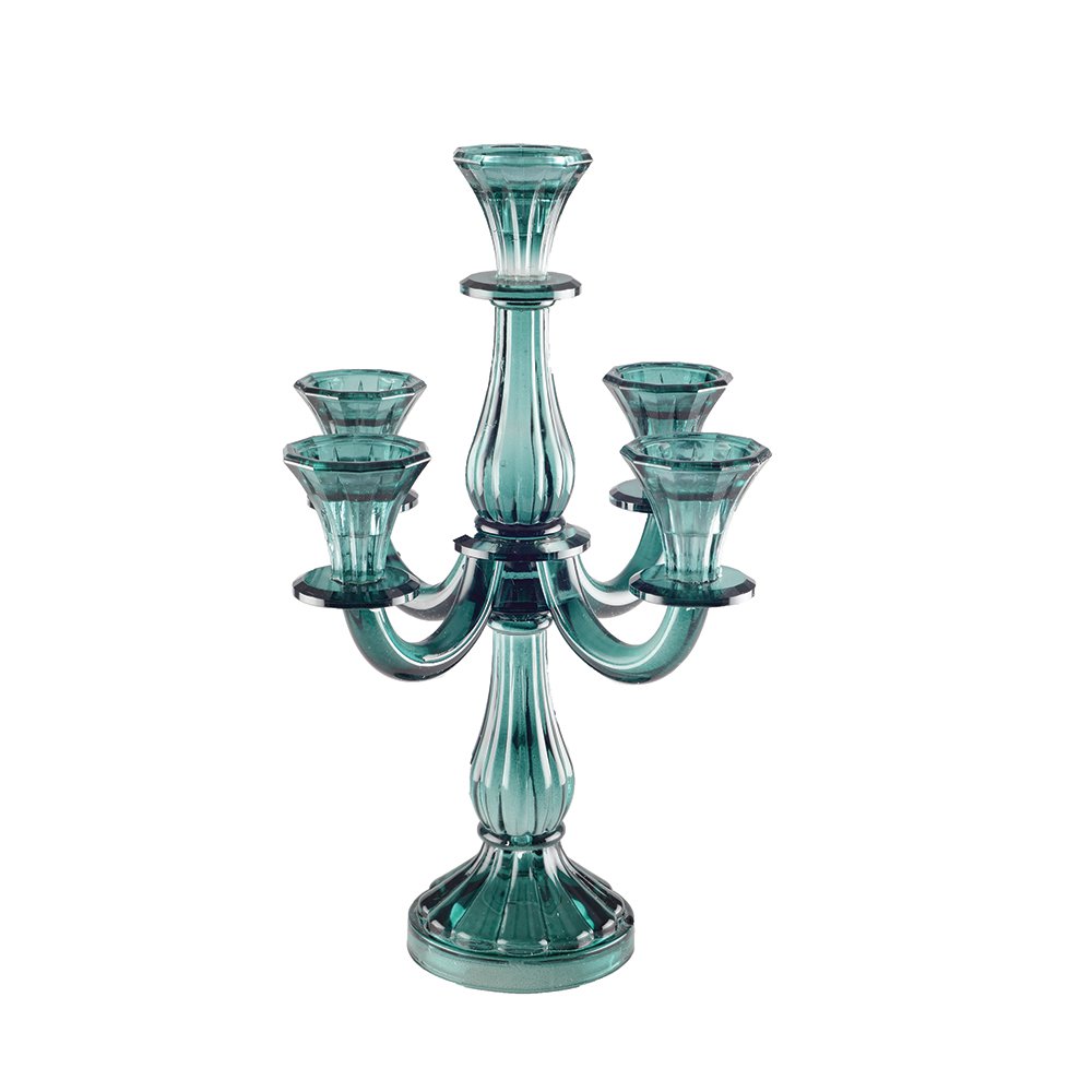 CHANDELIER VERRE TURQUOISE