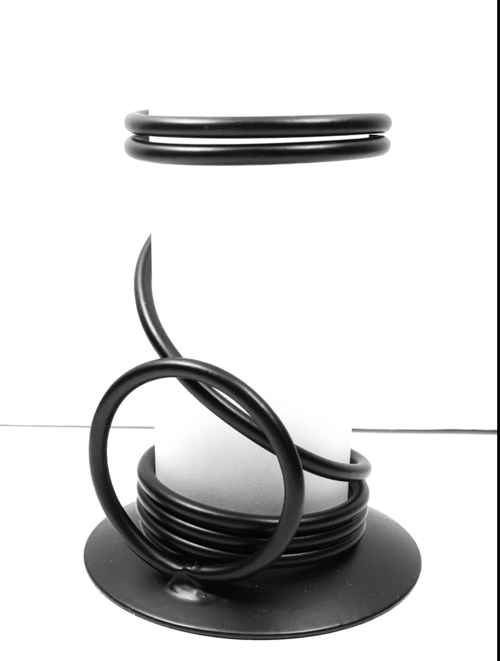 Photophore led en fer forge