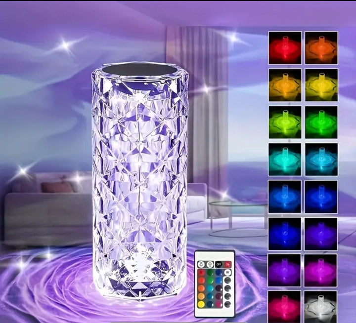 Location Lampe Cristal  à LED  16 couleurs  |4 modes  | Télécomande