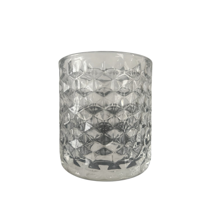 Lot de 8 photophores en verre – Pour bougies chauffe-plat