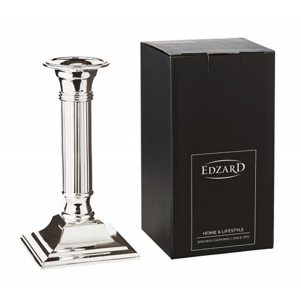 EDZARD Lincoln H15 cm | Bougeoir tige cannelée 2