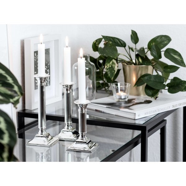 EDZARD Lincoln H15 cm | Bougeoir tige cannelée | Anti-Ternissement 3