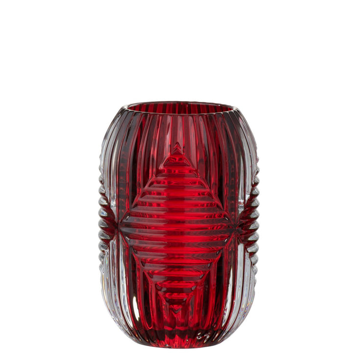GATSBY | ART DECO PHOTOPHORE VERRE ROUGE