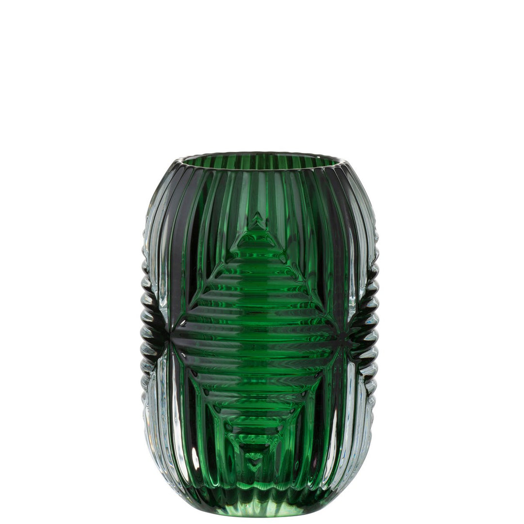 GATSBY | ART DECO PHOTOPHORE VERRE VERT FONCE