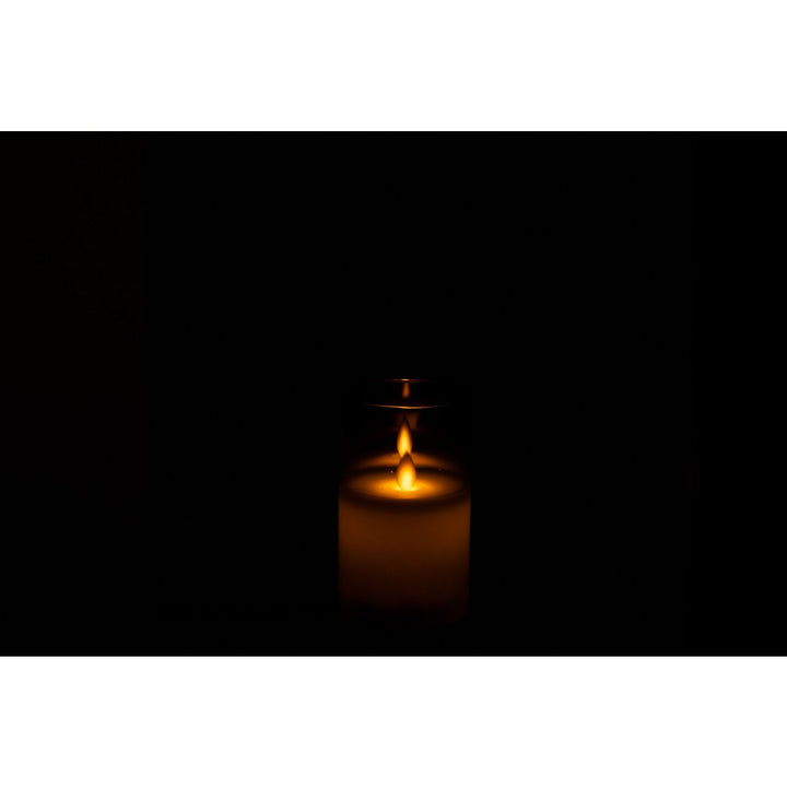 J-Line Lampe Led Brillante Verre Gris PT