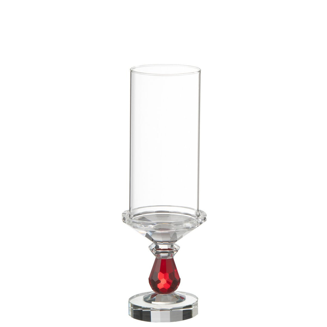 J-Line Photophore Marie Crystal Rouge/Transparent