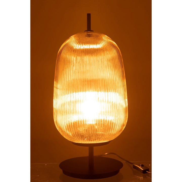 LAMPE OASIS J LINE VERRE JAUNE
