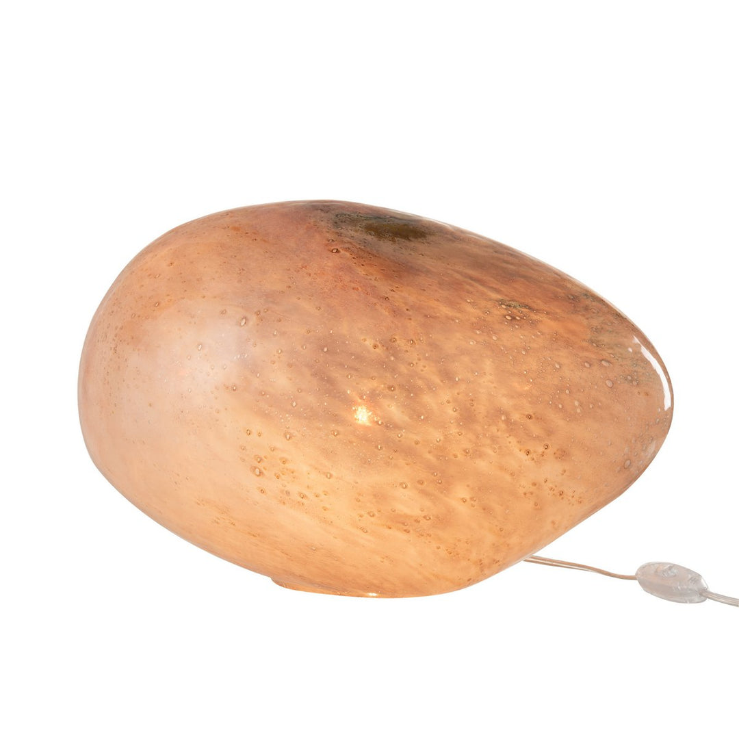 Lampe  au sol Dany Ovale Verre Rose