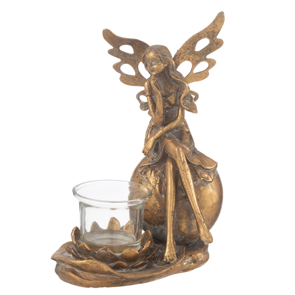 PHOTOPHORE DORE EN RESINE