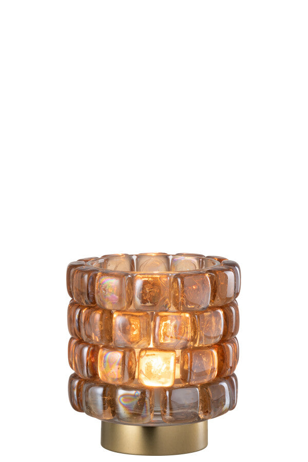 Photophore Carre Mosaique