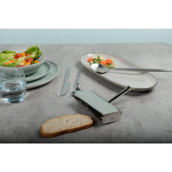 Ramasse miette argente metal