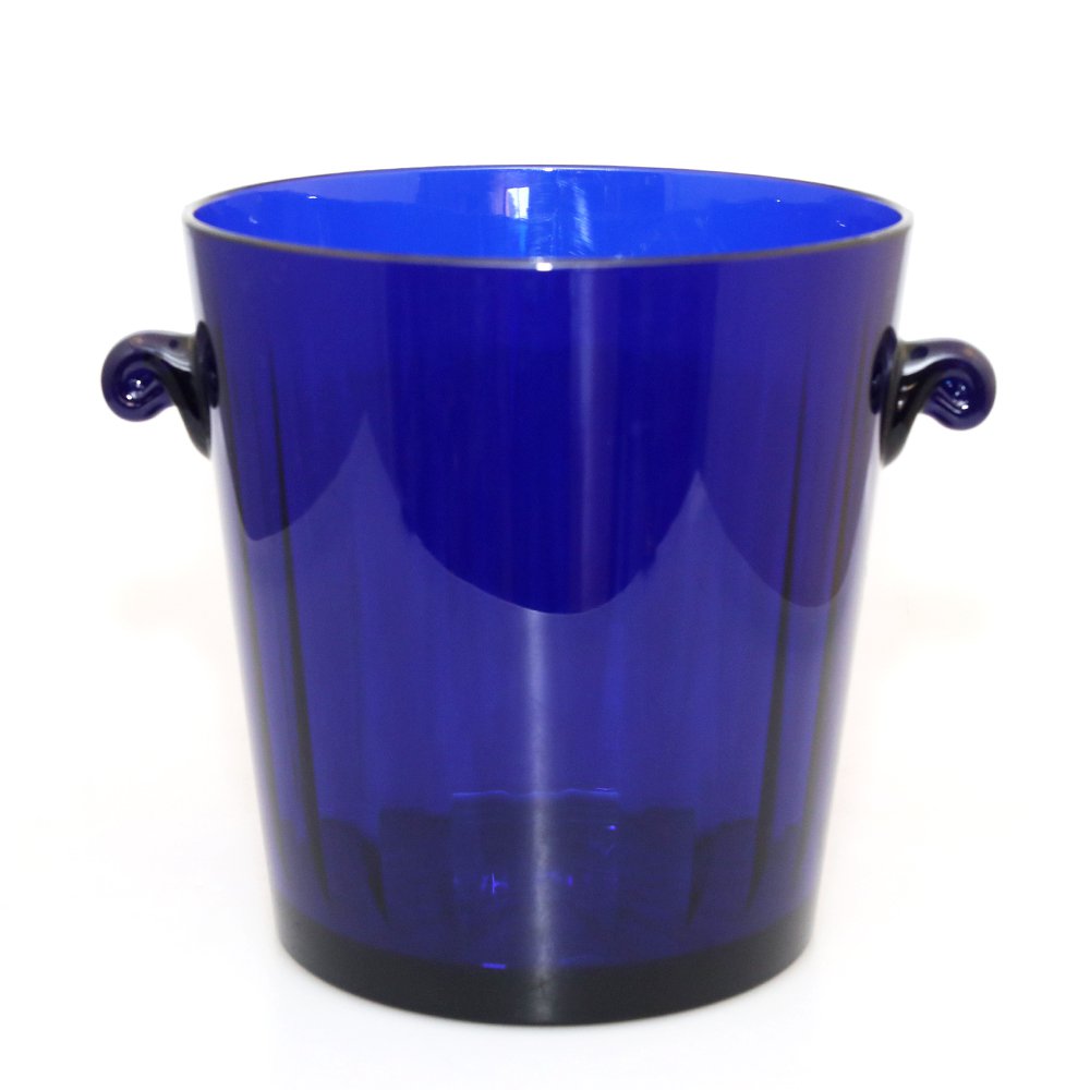 Seau à champagne bleu fonce 20.3x20.3x21.2cm