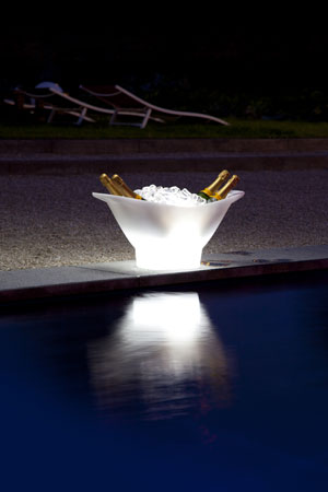 seau champagne led location