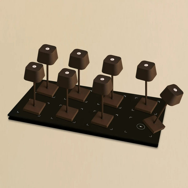 Set Professional - 8 Mini Marron moka & 1 station de charge Qi