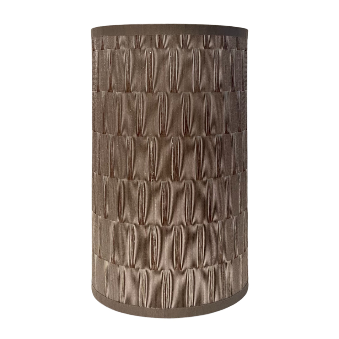 abat jour cylindrique motif 3D