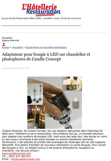 HOTELLERIE-RESTAURATION-MAGAZINE-CANDLE-CONCEPT-ADAPATEUR-BOUGIES-LED