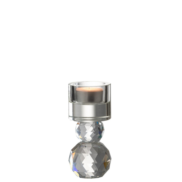 bougeoir en cristal pour bougie chauffe palt J