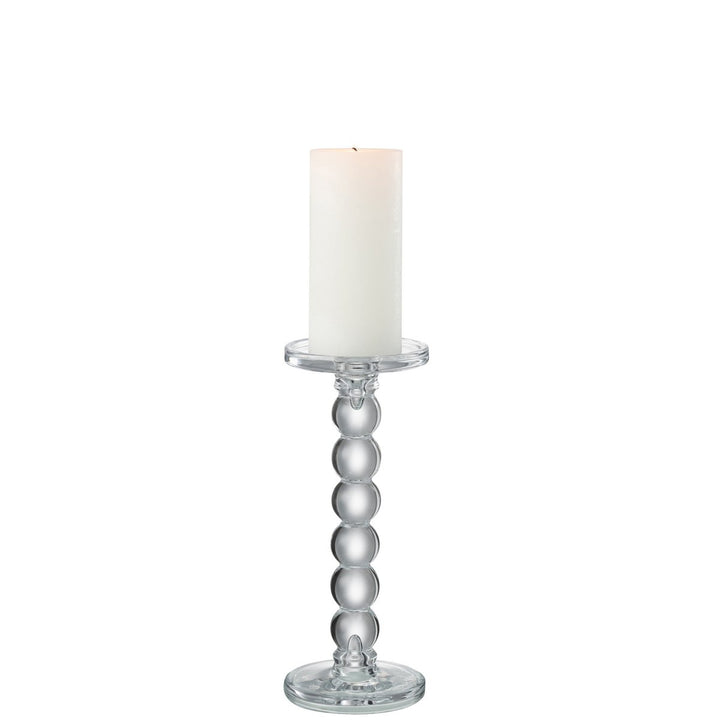 bougeoirs en verre bougie pillier et chandelle