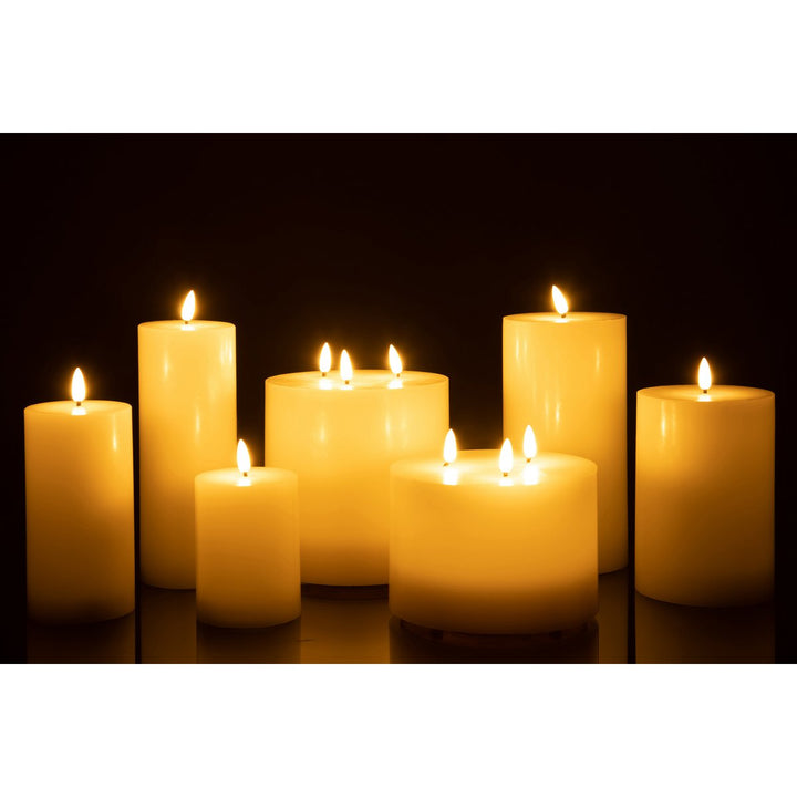 bougies led en cire sans flamme